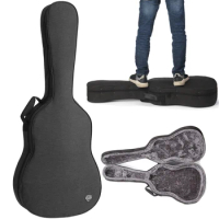 Guitar Hard Box Case Bag Acoustic 40/41 Inch Waterproof Folk Flattop Balladry Backpack Accessories Carry