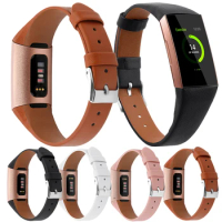 Essidi Geniune Leather Strap For Fitbit Charge 3 4 Smart Bracelet Band Clasp For Fitbit Charge 3 4 3 SE Wristband Loop