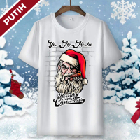 KAOS NATAL PREMIUM KAOS NATAL TERBARU MERAH KAOS NATAL ADEM KAOS NATAL KAOS NATAL READY Santa Yo Hoh