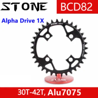 Stone 82bcd Round Bike Chainring for Fsa Alpha Drive Gamma Pro Marlin 7 Mtb Narrow Wide 30t-42t Mountain Bicycle Chainwheel