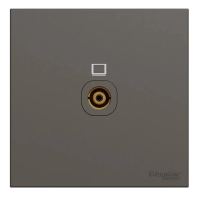 施耐德 AvatarOn C 單位電視天線插座 石墨灰