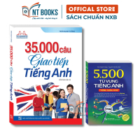 Sách - Combo 2 cuốn 35000 Câu Giao Tiếp Tiếng Anh + 5500 Từ Vựng Tiếng Anh Thông Dụng Nhất (Bản Màu)