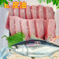 【歐呷私廚】產地直送東港黑鮪魚生魚片2盒免運《皮油》