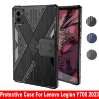 Shockproof Tablet Case TPU Kickstand Design Back Cover Game Soft Protective Shell for Lenovo Legion Y700 2nd Gen 2024