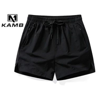 celana pendek pria running pantai/celana gym tenis XXL hitam