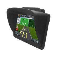 Car GPS Sun Shade Cover Anti Glare Car Sun Visor Universal Navigation Hood For 6/7 Inch Car GPS Navigation Car Radio Player