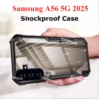 Sarung Telefon Beg Udara, Untuk Samsung A56 5G 2025, Sarung Keras Jelas, Serasi dengan Samsung Galax