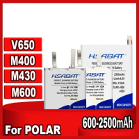 HSABAT 600mAh~2500mAh Battery for POLAR M430 M400 M600 V650 GPS Sports Watch New Li-Polymer Rechargeable Accumulator
