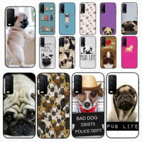 funda pug dog animal Phone cover For vivo Y35 Y31 Y11S Y20S 2021 Y21S Y33S Y53S V21E V23E Y30 V27E 5G Cases coque