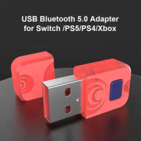 Wireless USB Gamepad Receiver Adapter for PS 5 4 Controller Bluetooth-Compatible Adapter for Android TV Box