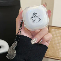 Korean Cat Rabbit Transparent Earphone Case For Samsung Galaxy Buds 2 Pro Buds Live Soft Silicone Cover For Galaxy Buds Pro Jane