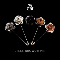 MEN IN TIE เข็มกลัดปักปกสูท Lapel pin รุ่น Steel Brooch