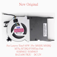 New Original Laptop Cooling Fan For Lenovo Tiny5 65W 35w M920X M920Q M75q M720Q P330Tiny Fan 01MN632 01MN633 BAZA0817R2U DC12V