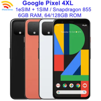Google Pixel 4XL 4 XL XL4 6.3" 6GB RAM 64/128GB ROM NFC Octa Core 4G LTE Unlocked Android Original Cell phone