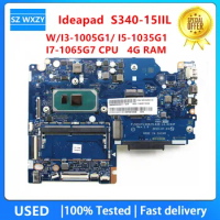 Used For Lenovo Ideapad S340-15IIL Motherboard I3-1005G1 I5-1035G1 I7-1065G7 CPU 4G RAM LA-H103P 5B20W89110 5B20W89114 DDR4