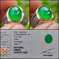 Batu Giok Asli Natural Jadeite Jade Burma Permata Mulia Akik Hijau Ori