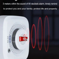 Remote Smoke Alarm Home Indoor Commercial Linkage Fire smoke Detector 3c Certification Nb Intelligent Networking