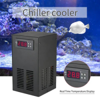 35L 70W Aquarium Chiller Cooling System LCD Semiconductor Refrigeration Water Chiller Fish Tank Equipment Aquarium Chiller