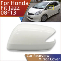 Atuo Parts Rearview Mirror Shell Cover Cap Housing Door Mirror For Honda Fit Jazz 2008 2009 2010 2011 2012 2013 GE6 GE8 Painted