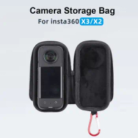 For Insta360 ONE X3 X2 Storage Bag Shockproof Mini Handbag Portable Carrying Case Lens Protector Action Camera Accessories