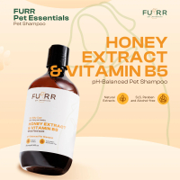Furr Pet Shampoo สูตร Honey Extract & Vitamin B5 ช่วยให้ขนนุ่มลื่น ทิ้งตัวสวย
