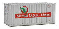 Mini 現貨 Walthers 949-8014 HO規 Mitsui OSK Lines 20呎 貨櫃