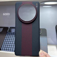 Genuine Real Carbon Fabric Fiber Aramid Case For vivo X100 Pro / X100 Super Thin Ultra Thin Ultrathin Light Cover