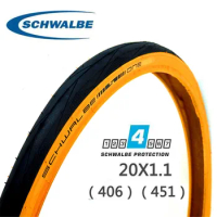 schwalbe ONE Folding Bike Tire Kevlar 20 Size 451 406 60 Tpi Compatible with DAHON Minivelo Bike Parts