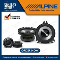 Speaker Mobil Alpine BRV-S40C - 2 Ways 4 Inch SQ Premium Hitam