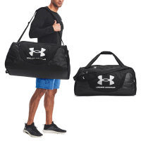 Under Armour 旅行包 Undeniable 5 黑 銀 防潑水 大空間 健身包 旅行袋 側背包 包包 UA 1369224001