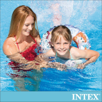 INTEX 冰雪奇緣ELSA-游泳圈51cm適用3-6歲(56201)