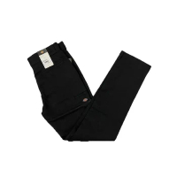DICKIES WP918 SLIM FIT DOUBLE KNEE BLACK