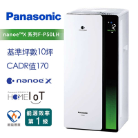 【限時特賣】Panasonic 國際牌 10坪nanoeX空氣清淨機(F-P50LH)