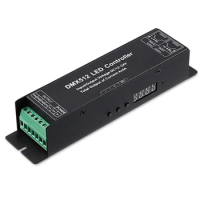 DC12-24V RGBW RGB DMX Decoder Led Controller 4x4A Led Controller Dimmer DMX Controller For LED Strip Light