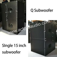 Double 10 inch line array single 15 inch subwoofer neodymium active passive line array speaker system