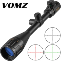 RU VOMZ 6-24x50 AOE Cross Red Greed Optical Rifle Scope Long Eye Rifle Scope Relief Sniper Gear Hunting Scopes For Airsoft Rifle