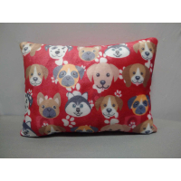 Bantal Kotak Gambar Hewan Anjing Lucu - Bantal Gambar Anjing Lucu Unik
