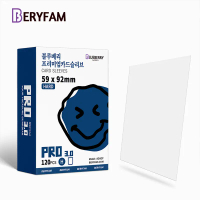 120pcs BERYFAM Card Sleeves 59x92mm card protector HD Clear Card Film Inner Sleeve Trading Card Kpop