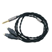 2X Headphone 4.4Mm Balanced Cable DIY Cable For Sennheiser HD580 HD600 HD650 HD660S Headphone Upgrade Cable