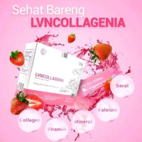 LVNCOLLAGENIA minuman serbuk stroberi