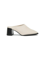 รองเท้าผู้หญิง แบบสวม  SQUARE TOE MULE 2" - สีไวท์