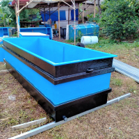 Bak Kolam Ikan Fiberglass 240x100x70 cm Fiber