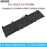 Original C31N1806 11.55V 42WH Laptop Battery For ASUS VivoBook S13 S330FA-EY001T S330UA S330UN-EY011 X330UA ADOL13F 3ICP5/58/57
