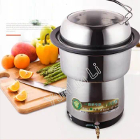 Commercial Electric Hot Pot Multifunctional Steam Hot Pot Stainless Steel Cooking Pot
