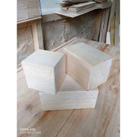LK.WOODEN BLOCK 30x10x10 BALOK KAYU ALBASIA KUBUS KAYU HALUS PERSEGI EMPAT SERBAGUNA KAYU NATURAL PI
