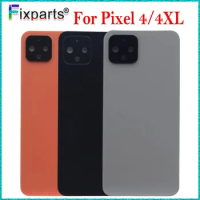 For HTC Pixel 4 XL Back Battery Cover Rear Door Housing Case Replacement For Google Pixel 4 Battery Cover With Lens + Glue