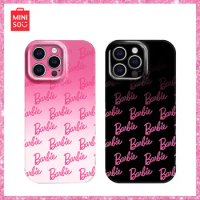 2024 Miniso Barbie Pink Printed Hard Shell Vivo X60/x90Pro/x80/s9 Phone Case Kawaii Couples with Same Birthday Gift