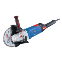 Portable Big Industrial 230mm 3200W Variable Speed Heavy Duty Angle Grinder