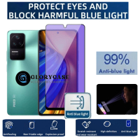 Tempered glass blue ray anti radiasi full screen untuk Xiaomi Poco M6 5G M6 PRO 5G