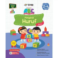 [Erlangga Official] Buku Seri Anak Abc: Mengenal Angka Revisi Usia 2-4 tahun Mengenal Huruf
